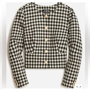 J.Crew Louisa Lady Jacket in Gingham